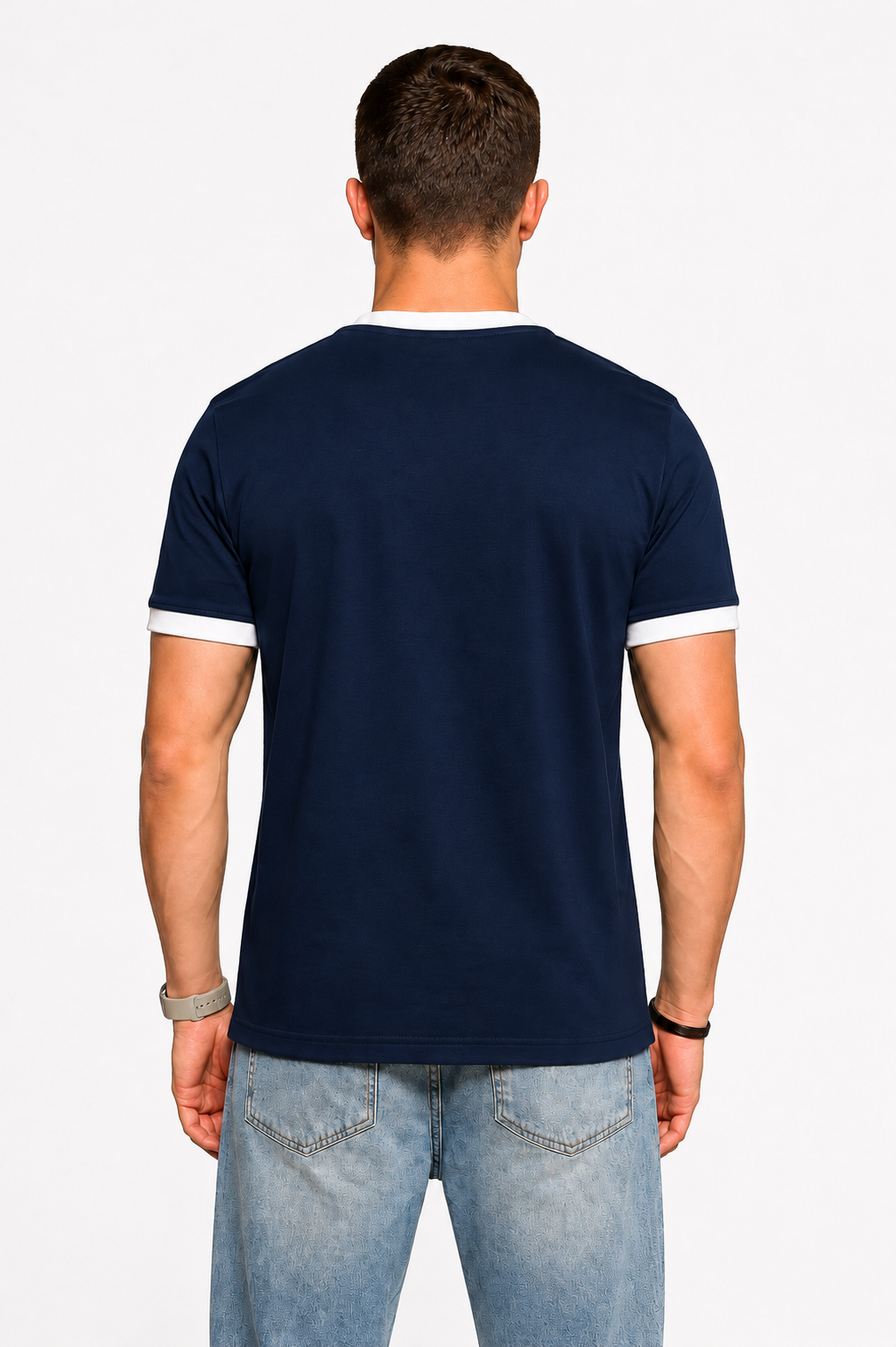 No Borders Pryme Tee – Navy Blue